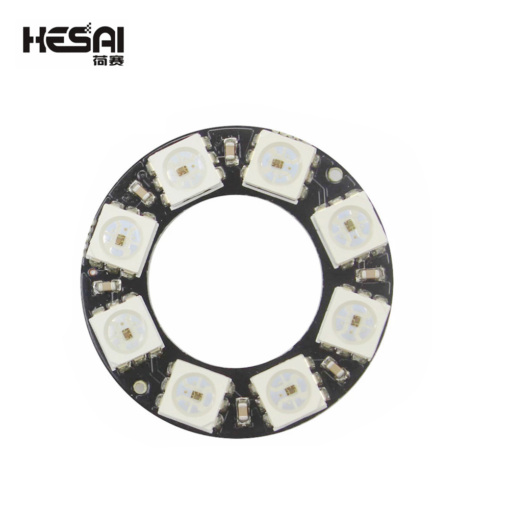RGB LED Ring Light 8 Bits WS28 - đánh giá và giá Home Automation Kit