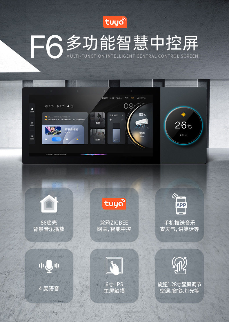 Doodle Smart Central Control S - đánh giá và giá Smart Home Control Panel