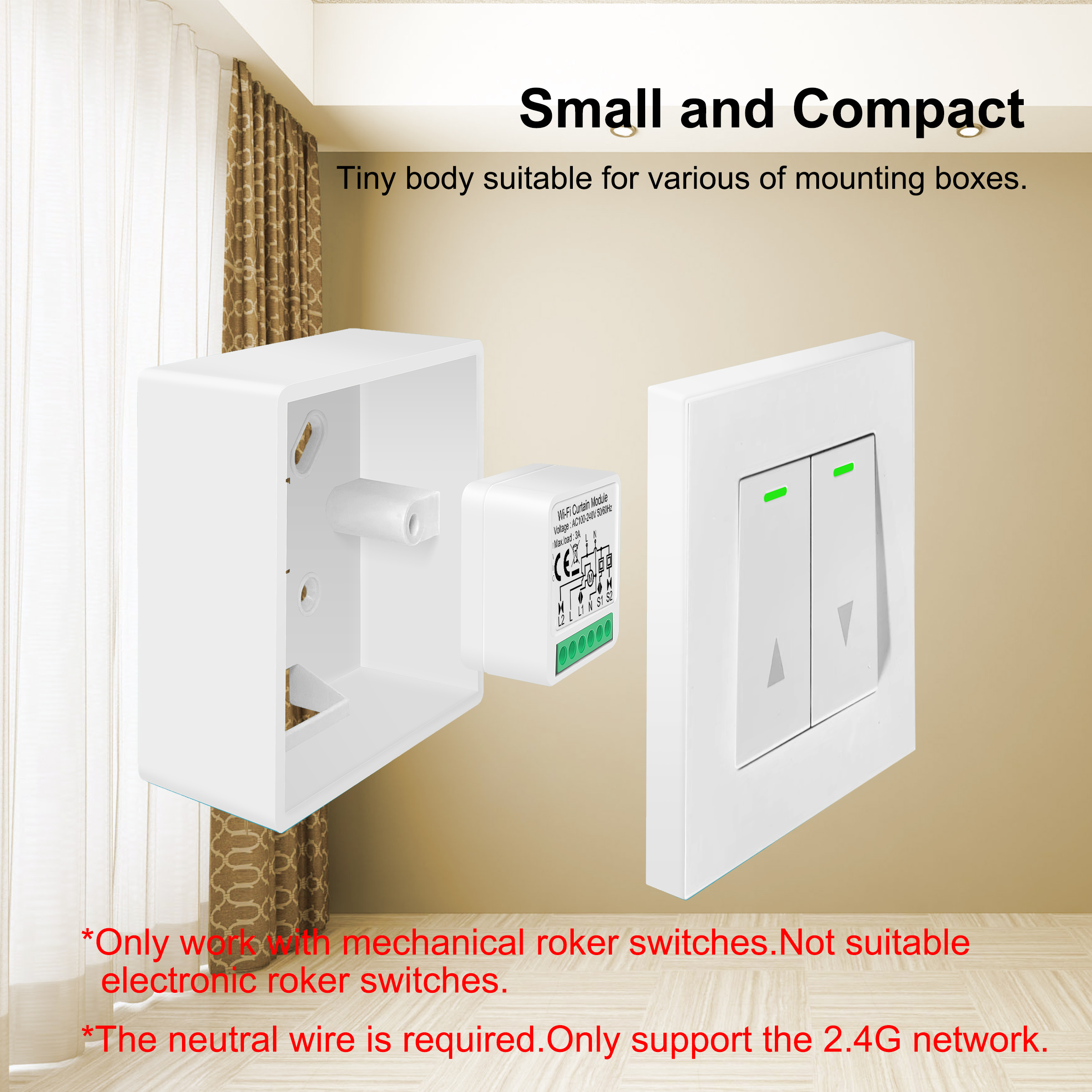 GIRIER Tuya Smart Wifi Curtain - đánh giá và giá Curtain Motor
