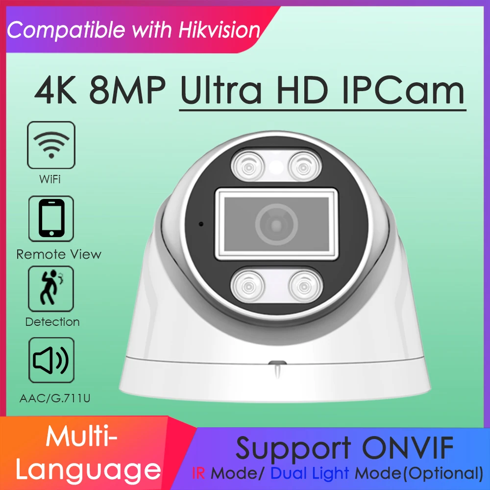 4K 8MP Wifi Wireless IP Camera - đánh giá và giá Smart Home Hikvision