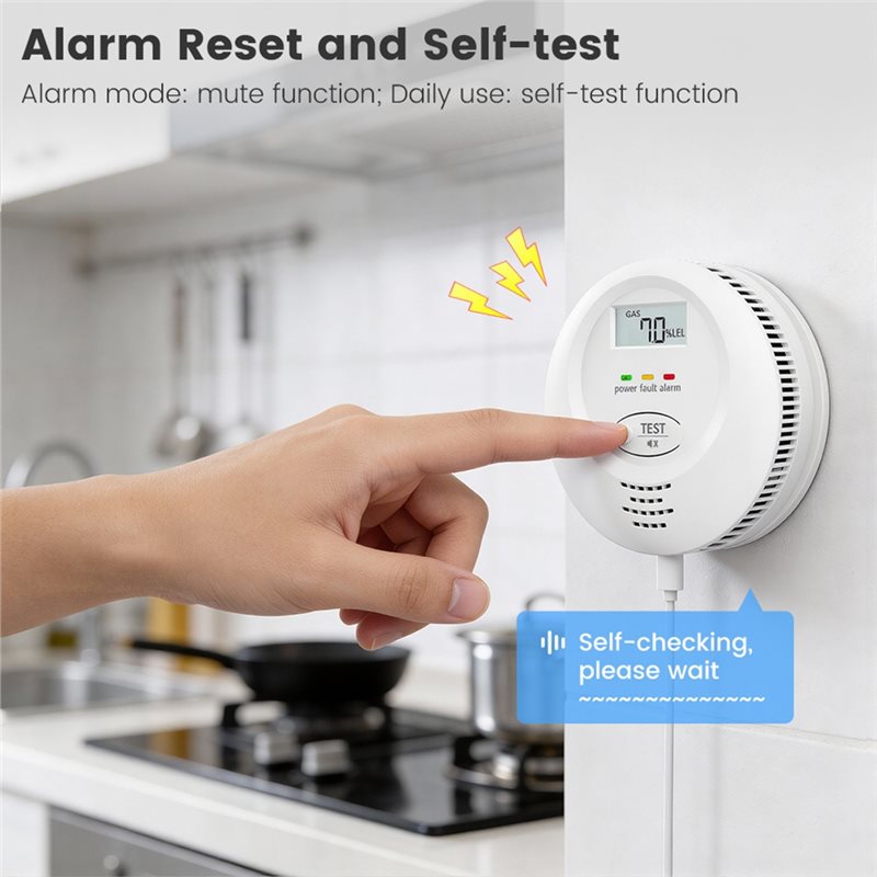 Tuya Smart Home Wifi Gas Leak  - đánh giá và giá Smart Home Kitchen