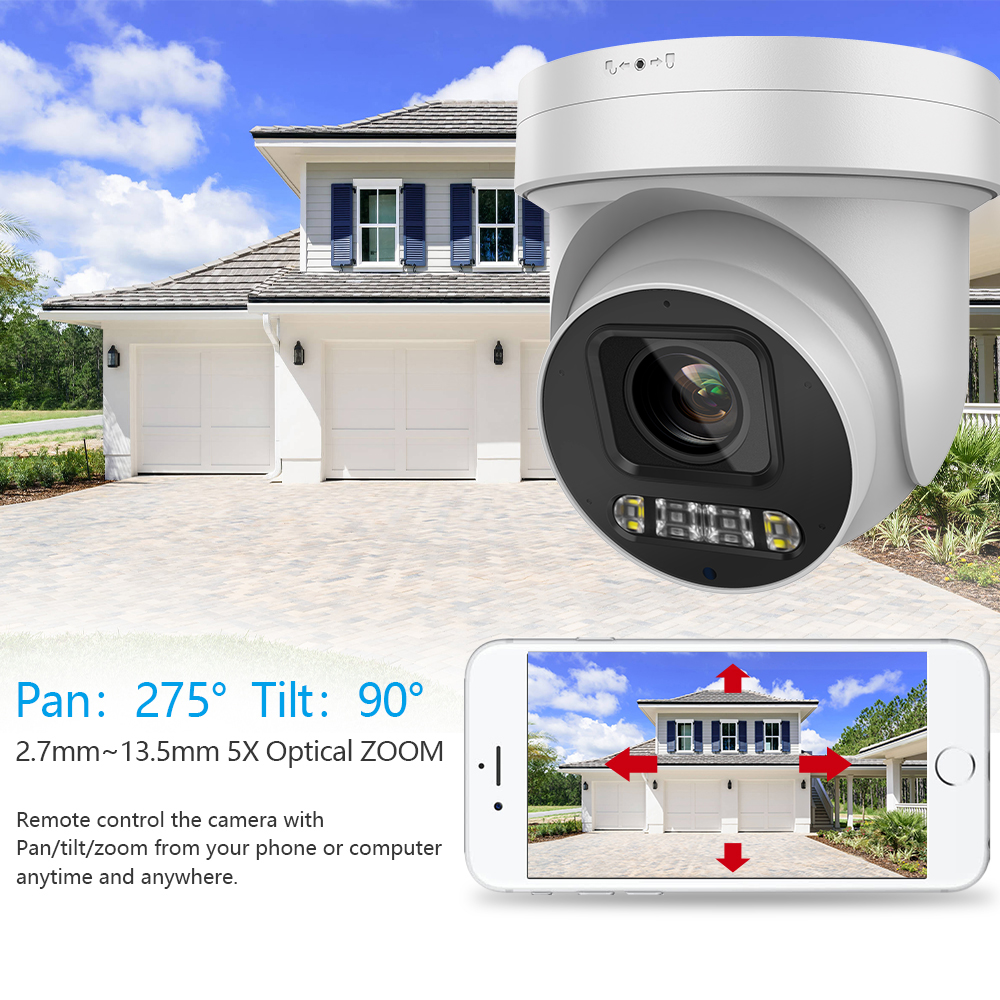 8MP 5X Zoom PTZ Camera POE Sma - đánh giá và giá Smart Home Hikvision