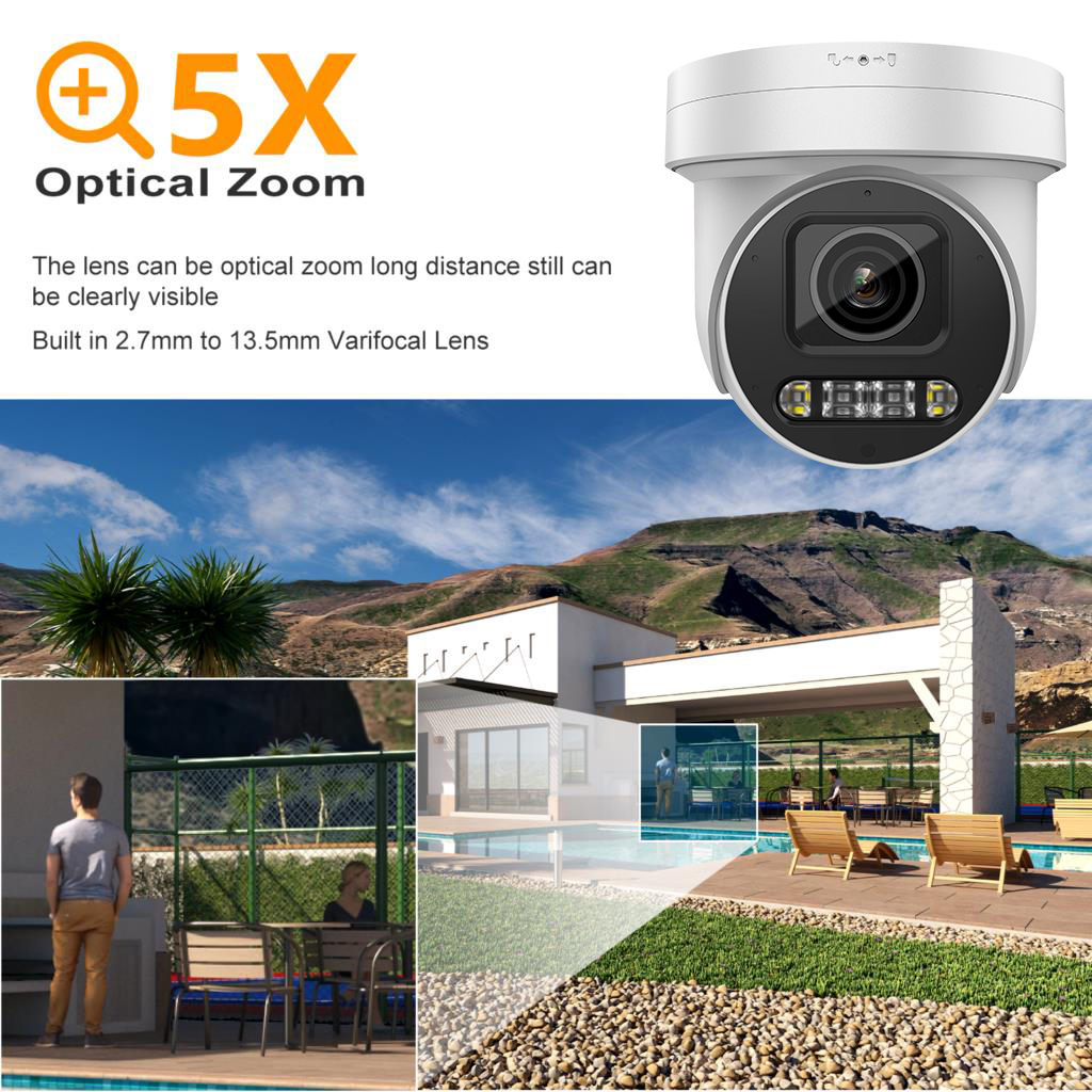 8MP 5X Zoom PTZ Camera POE Sma - đánh giá và giá Smart Home Hikvision