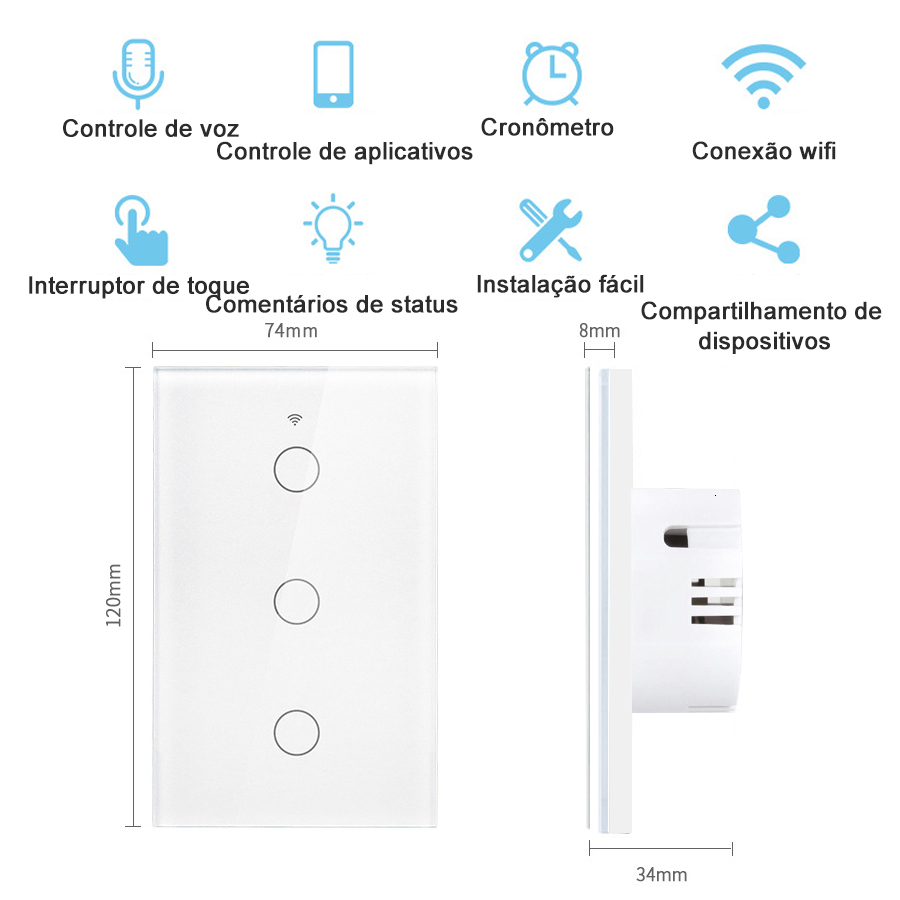 Tuya WiFi Smart Touch Switch 1 - đánh giá và giá Homesmart Online