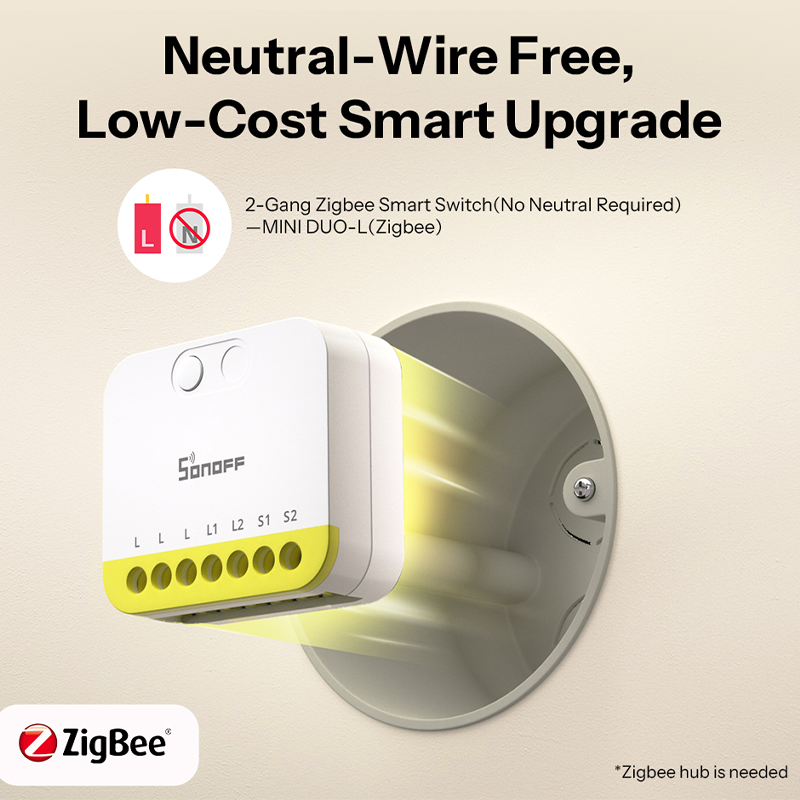 Sonoff MINI-ZB2GS-L Zigbee 2-C - đánh giá và giá Smart Home For Living