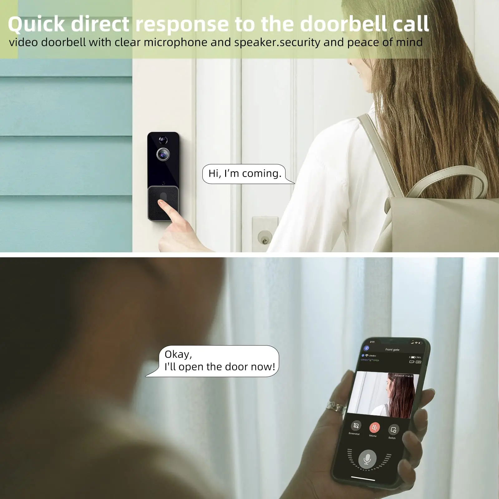Wireless WiFi Video Doorbell C - đánh giá và giá Smart Home Video Doorbell