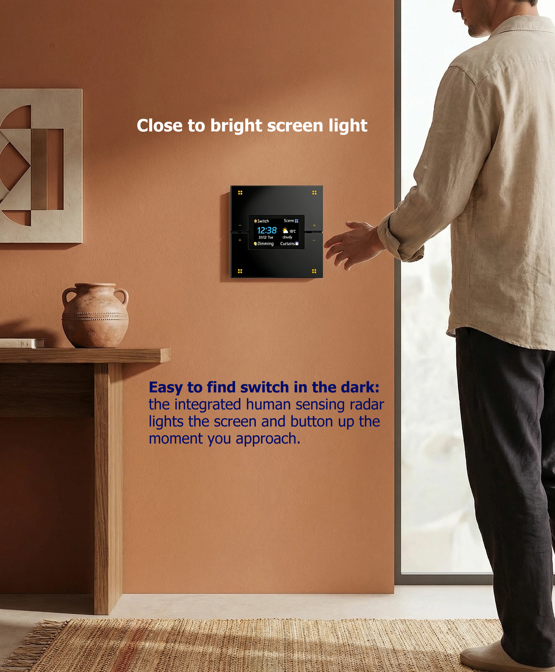 Tuya Smart Wall Switch work Zi - đánh giá và giá Smart Home Display