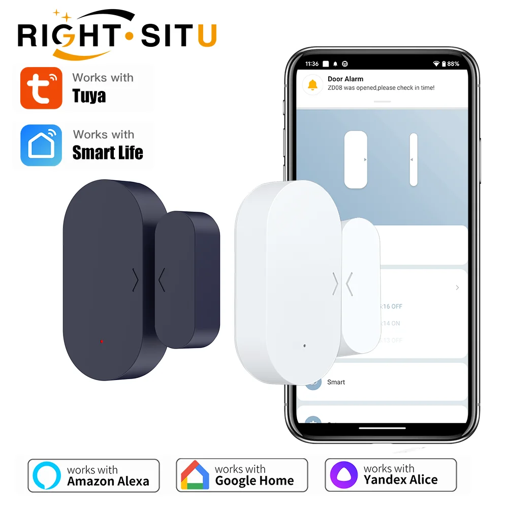 Tuya Zigbee Door Window Sensor - đánh giá và giá Smart Home Yandex