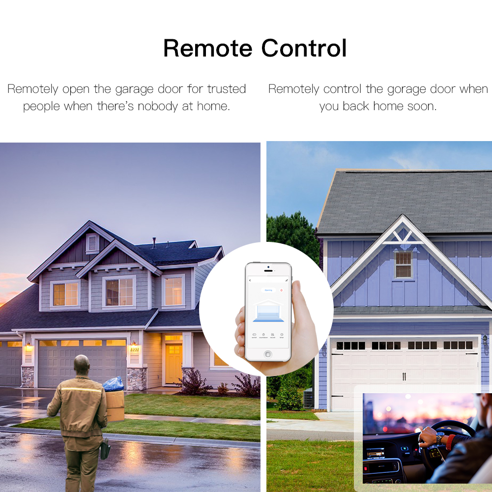 MOES Tuya WiFi Smart Garage Do - đánh giá và giá Smart Home Control Panel