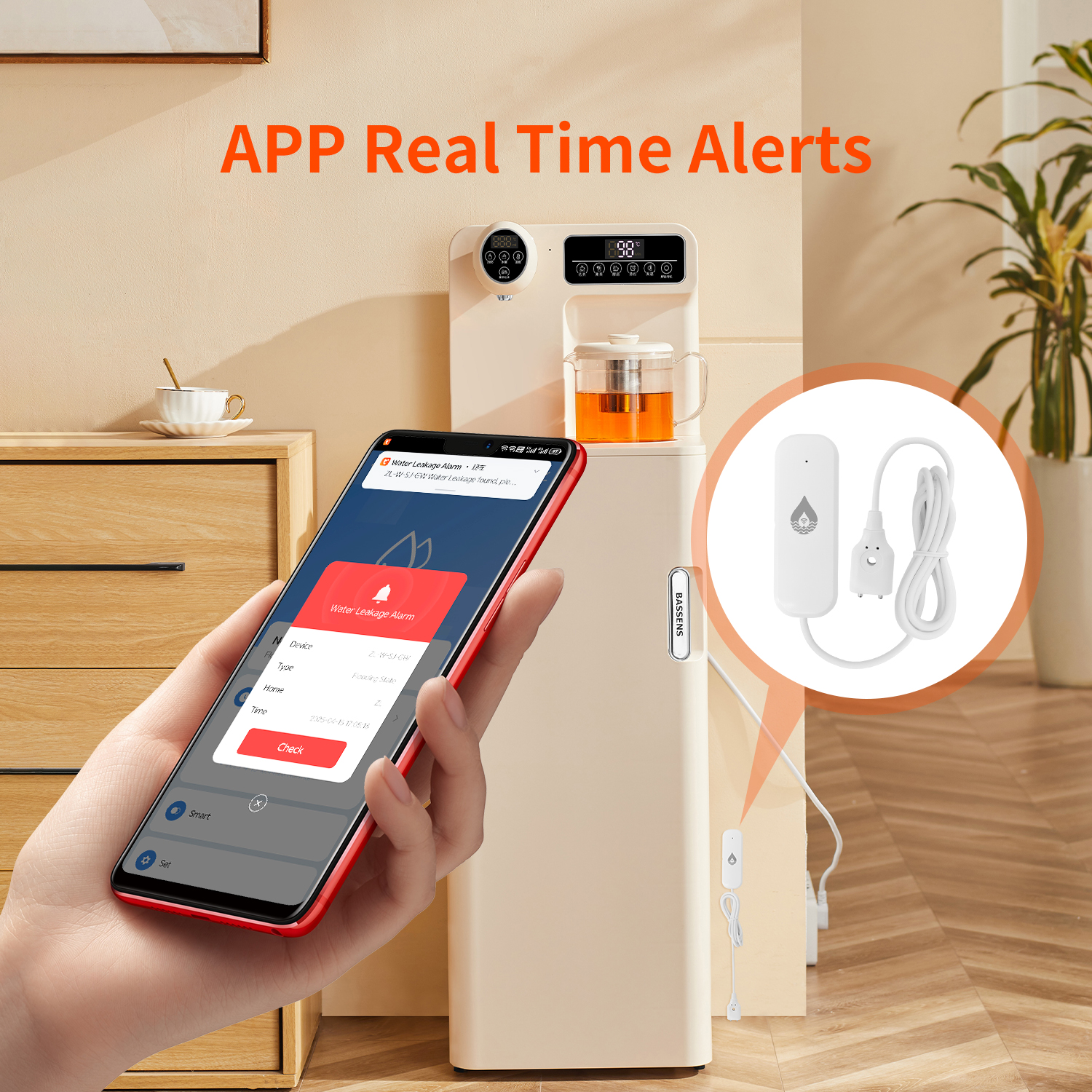 YFK Tuya WiFi Water Leakage Se - đánh giá và giá Wifi Water Sensor