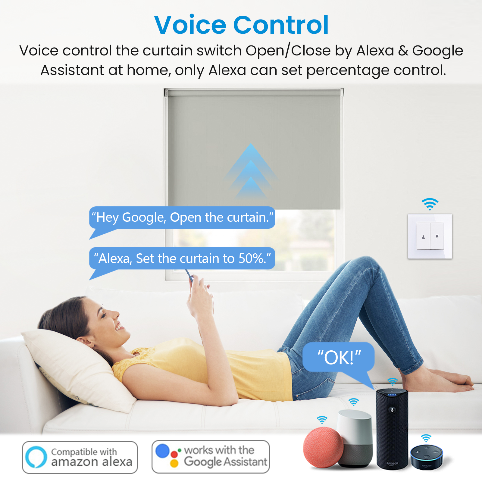 LoraTap Tuya Smart Roller Shut - đánh giá và giá Curtain Motor