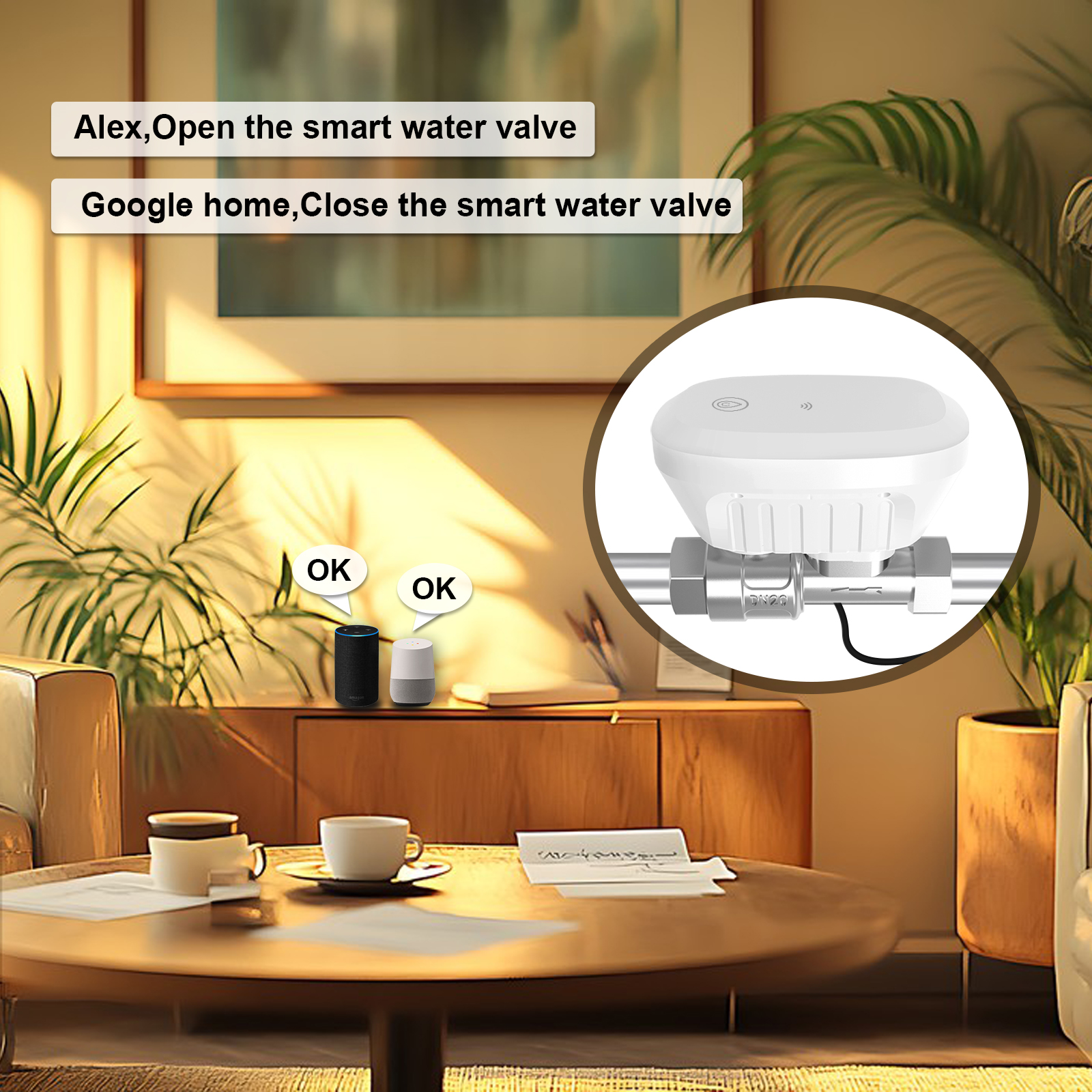 Tuya Smart WiFi Water Valve Wa - đánh giá và giá Wifi Water Sensor