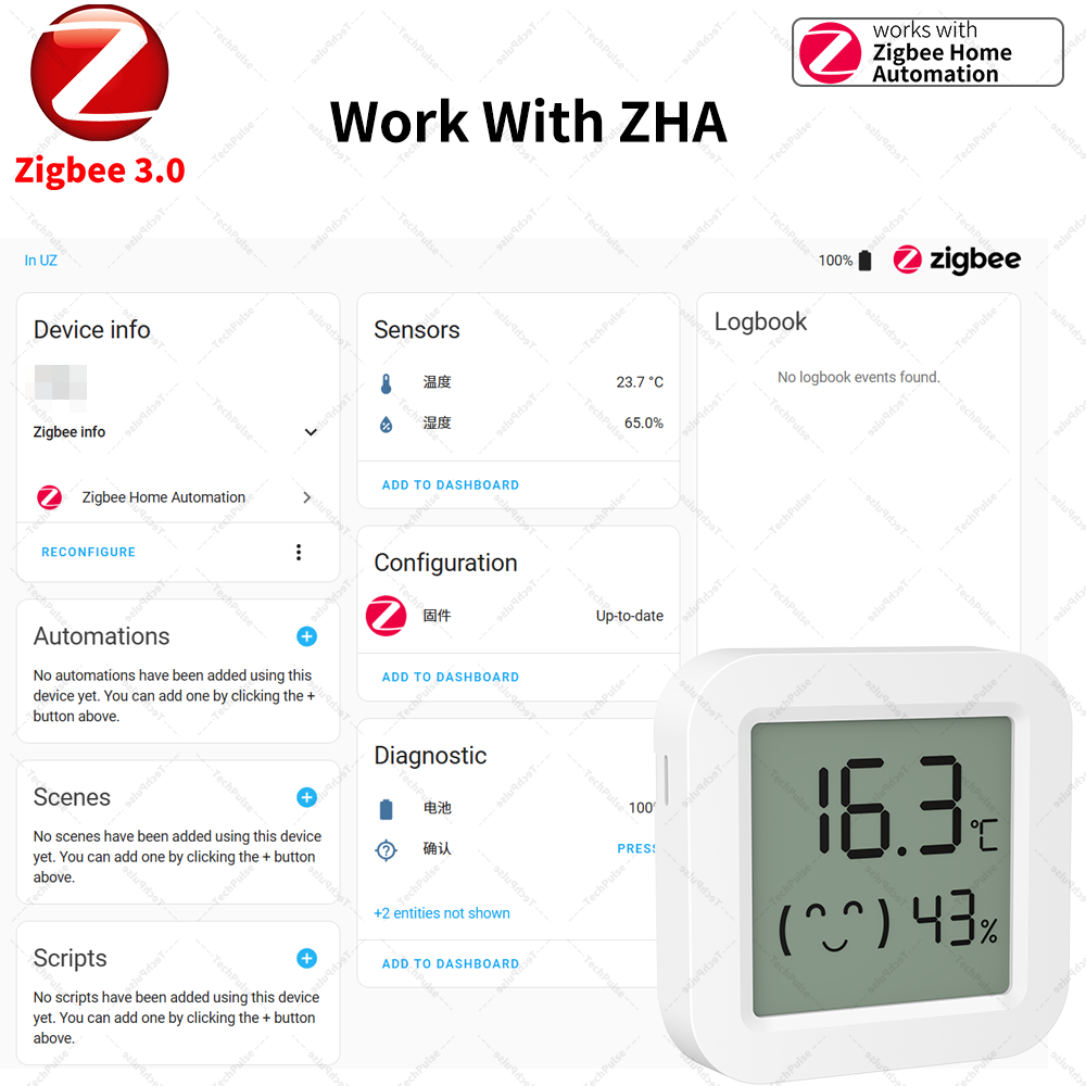 Zigbee 3.0 Sensor Temperature  - đánh giá và giá Smart Home Yandex