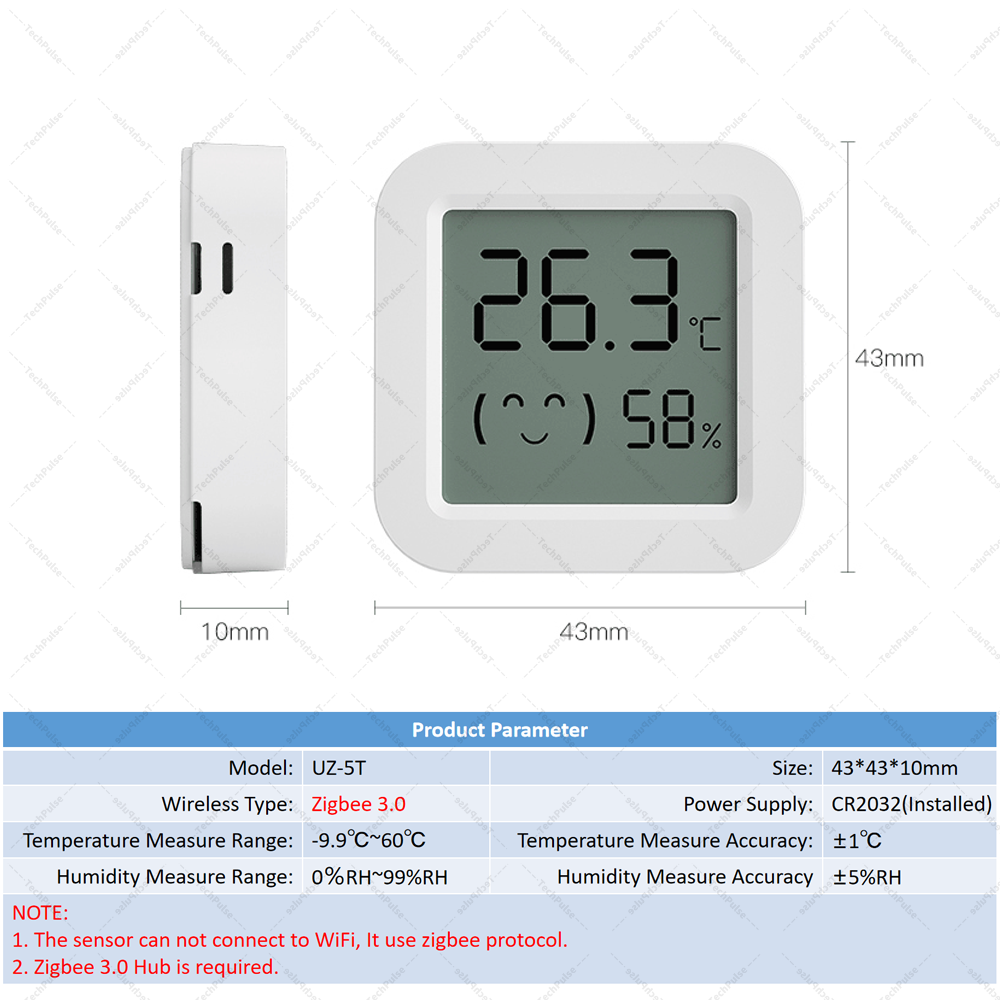 Zigbee 3.0 Sensor Temperature  - đánh giá và giá Smart Home Yandex