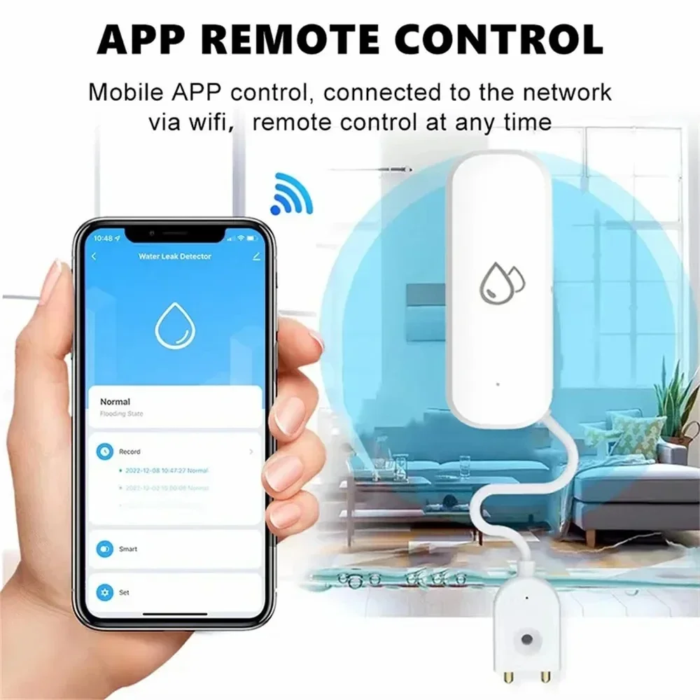 Tuya WiFi Water Sensor Leakage - đánh giá và giá Wifi Water Sensor
