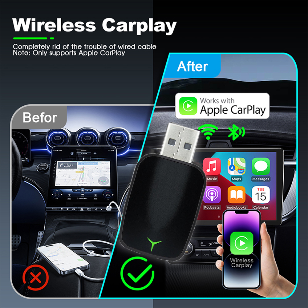 New Wired To Wireless Carplay  - đánh giá và giá Smart Home Wiz