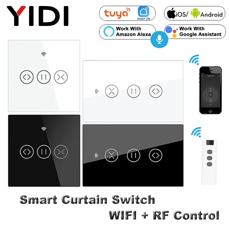 Wifi RF433 Touch Smart Curtain - đánh giá và giá Smart Home Living Room