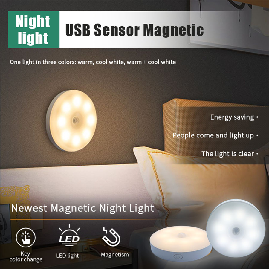 Smart LED Night Light with Mot - đánh giá và giá Smart Home For Living