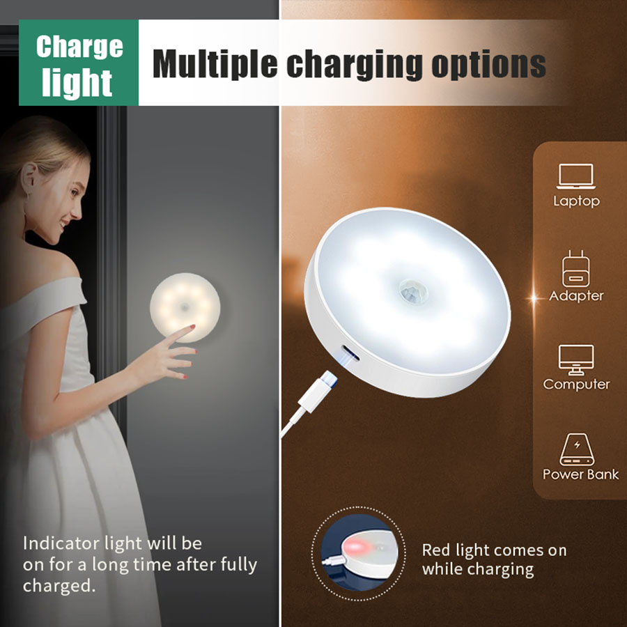 Smart LED Night Light with Mot - đánh giá và giá Smart Home For Living