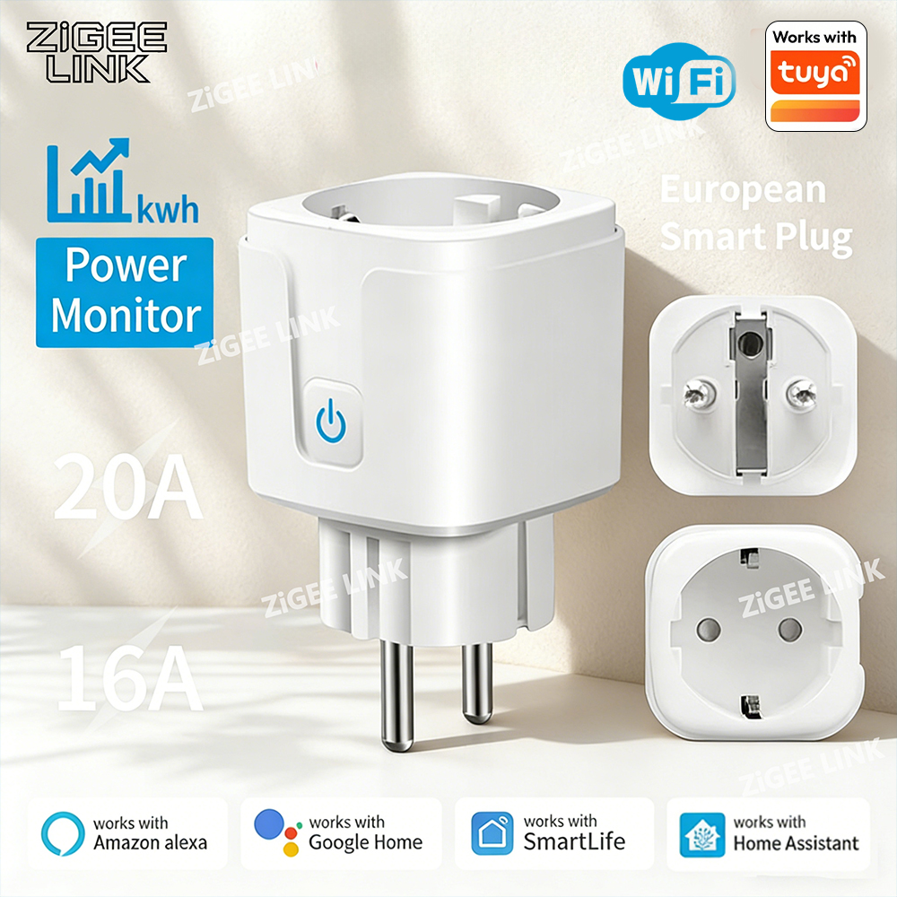 1pcs Smart Socket EU 16A/20A W - đánh giá và giá Smart Outdoor Plug