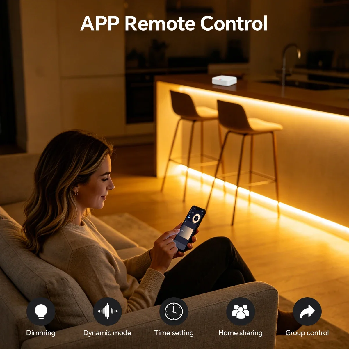 Zigbee 3.0 24V Neon LED Strip  - đánh giá và giá Smart Home Kitchen