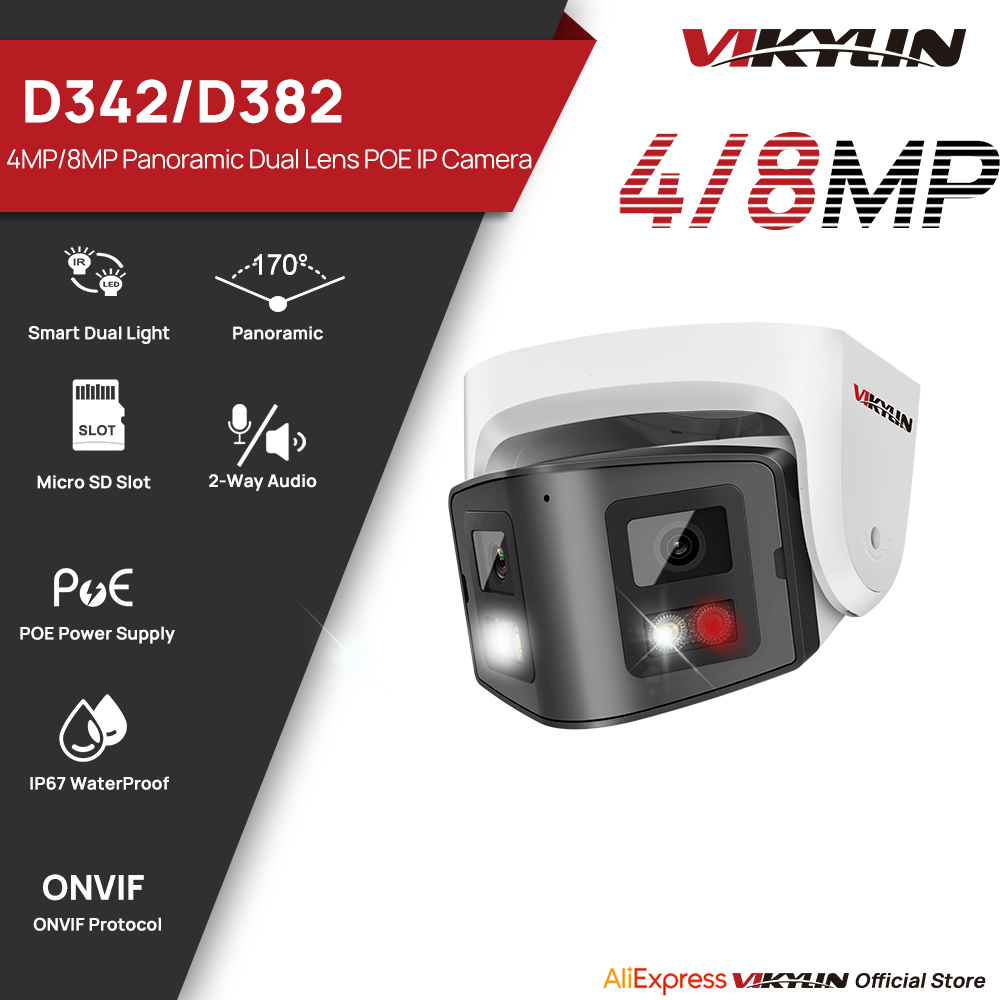 Vikylin 4/8MP Panoramic Dual L - đánh giá và giá Smart Home Nas