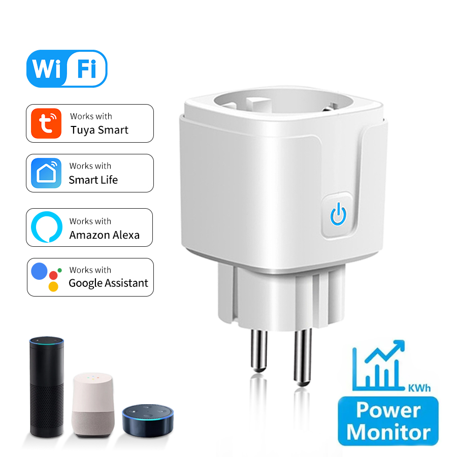 Tuya Smart Socket EU 16A AC100 - đánh giá và giá Smart Outdoor Plug