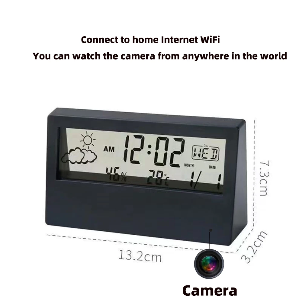4K WiFi Clock Camera with Moti - đánh giá và giá Smart Home For Living