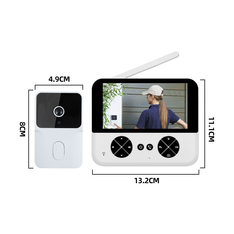 4.3'' Night Vision Video Doorb - đánh giá và giá Smart Home Video Doorbell