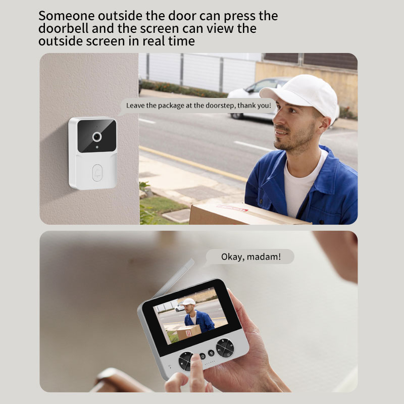 4.3'' Night Vision Video Doorb - đánh giá và giá Smart Home Video Doorbell