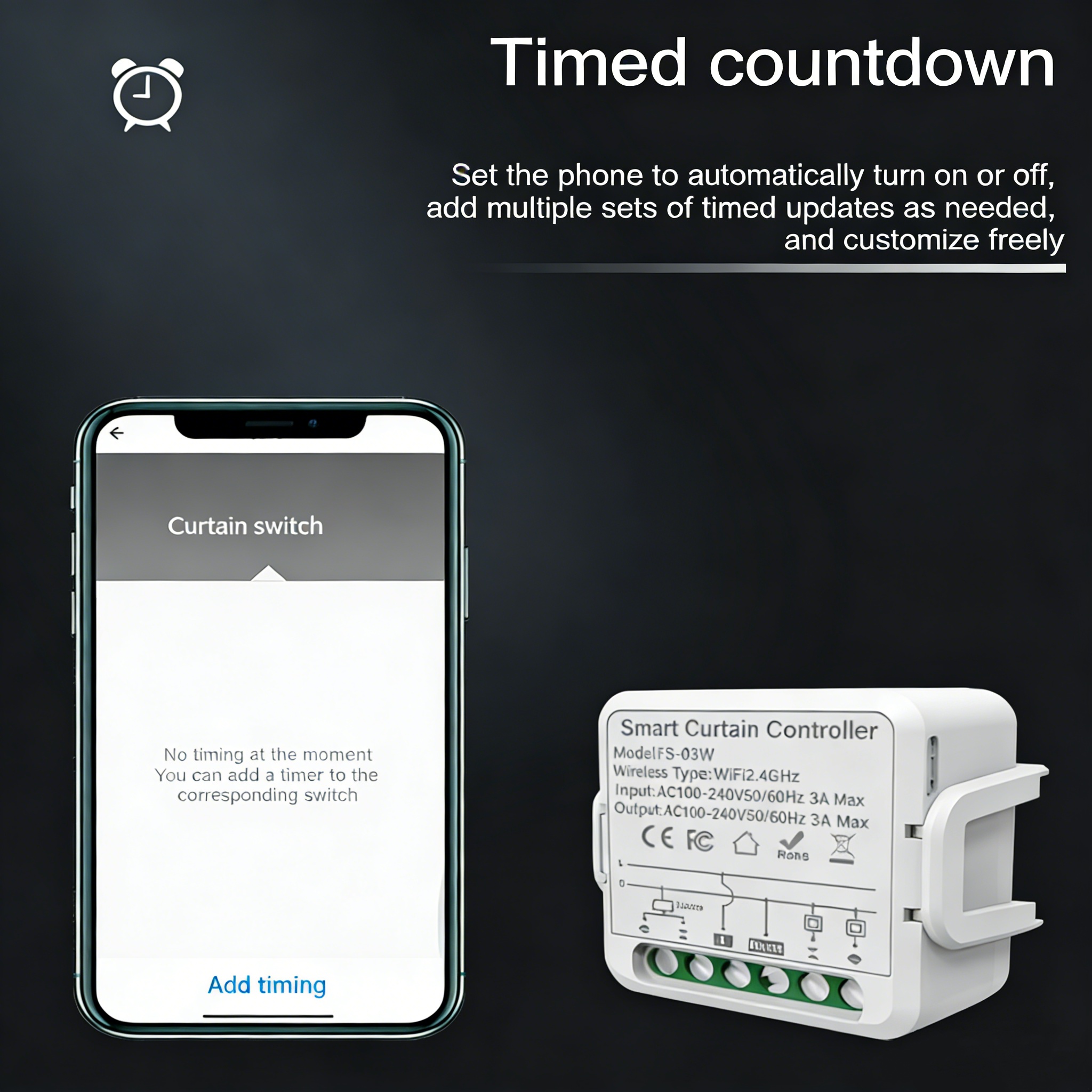 Tuya WiFi Curtain Switch Modul - đánh giá và giá Curtain Motor
