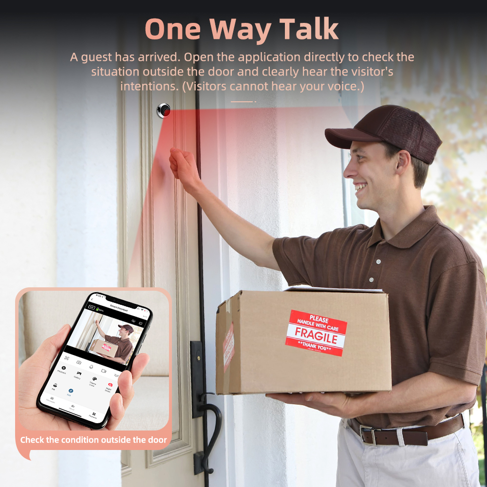 4.3 Inch Tuya Smart Home WiFi  - đánh giá và giá Smart Home Video Doorbell