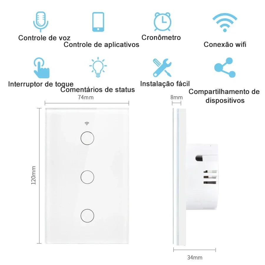 Tuya WiFi Smart Touch Switch 1 - đánh giá và giá Homesmart Online